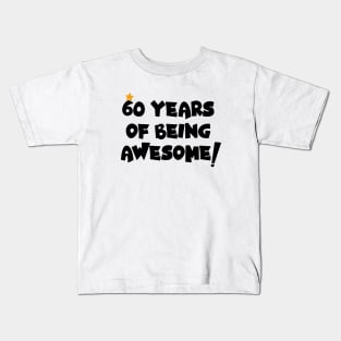 Cheers to 60: A Legacy of Awesome, 60 Years Of Being Awsome Kids T-Shirt